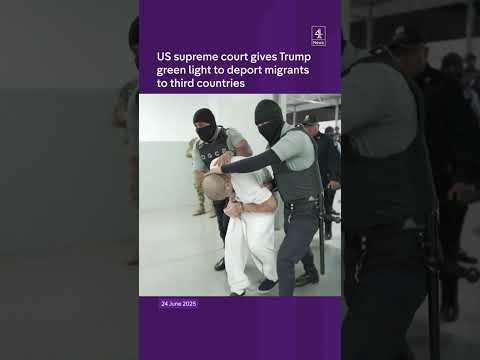 US supreme court gives Trump green light to deport migrants to third countries