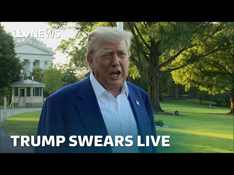 ‘Don’t know what the f*** they’re doing’: Watch furious Trump hit out at Iran and Israel | ITV News