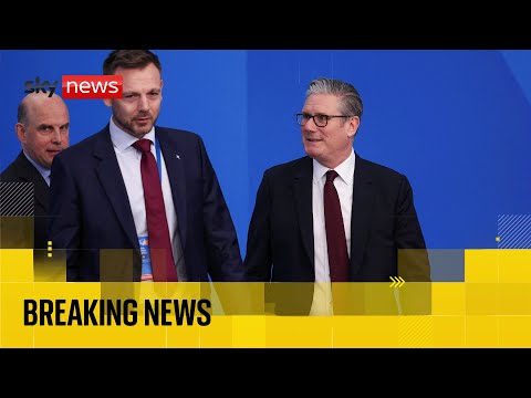 President Trump, Sir Keir Starmer and other NATO leaders arrive for annual summit