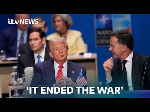 ‘It ended the war’: Trump compares US strikes on Iran nuclear site to Hiroshima | ITV News
