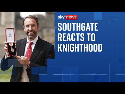Former England manager Gareth Southgate receives knighthood