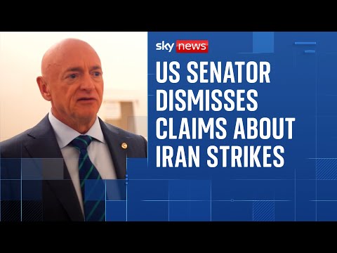 US senator Mark Kelly questions Donald Trump’s claims about Iran strikes