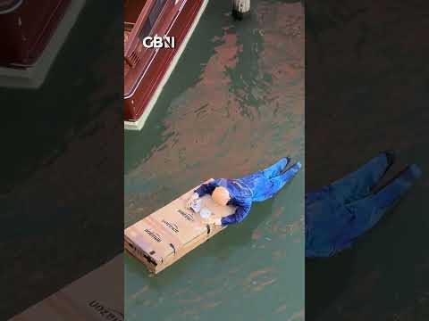 Floating Jeff Bezos seen in Venice canals ahead of Amazon boss’ CONTROVERSIAL wedding
