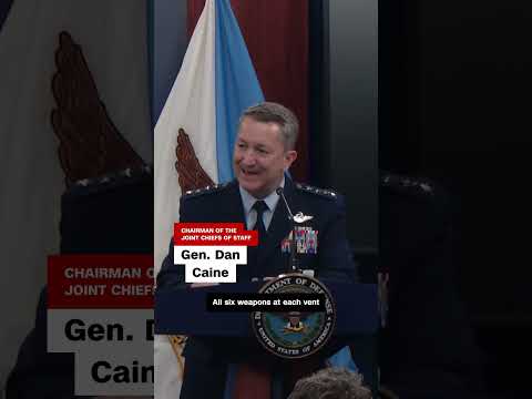 Gen. Caine shares video of ‘bunker buster’ bomb test