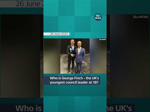 Who is George Finch – the UK’s youngest council leader at 18? #itvnews