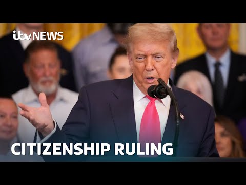 Donald Trump holds press conference after Supreme Court rules on birthright citizenship | ITV News