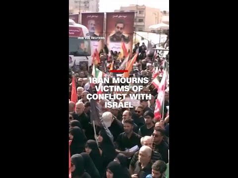 Iran mourns victims of conflict with Israel