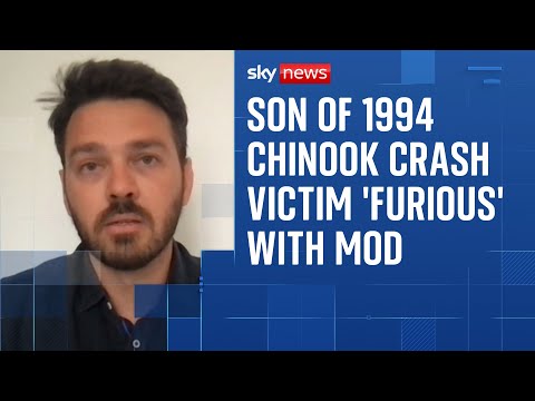 Son of 1994 Chinook helicopter crash victim ‘furious’ as documents ‘sealed for 100 years’