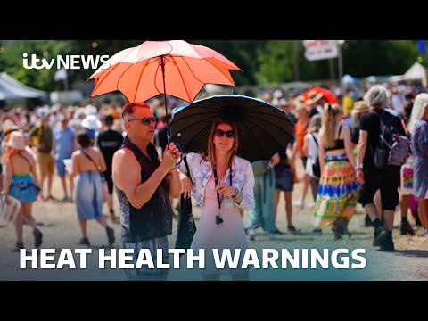 Heatwave could bring Britain’s hottest ever June day as temperatures reach 30C | ITV News