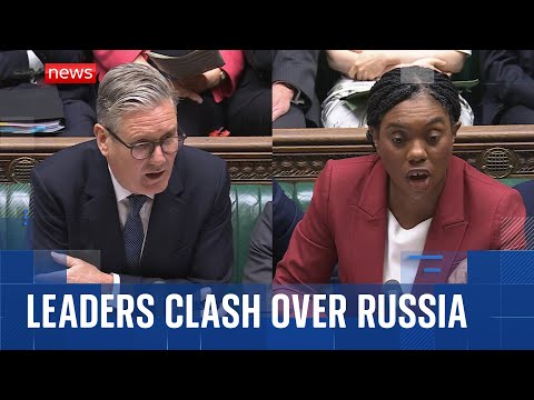 PMQs: Starmer accuses Badenoch of ‘echoing Kremlin talking points’