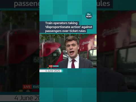 Rail firms taking ‘disproportionate action’ against passengers over ticket rules #itvnews