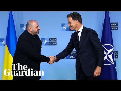 Mark Rutte and Ukraine defence minister Rustem Umerov hold a press conference – watch live