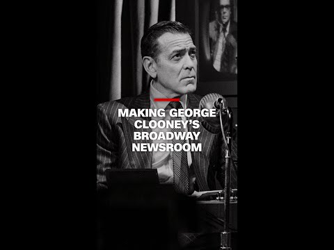 ‘Good Night, and Good Luck’s’ set designer discusses how he made George Clooney’s Broadway newsroom
