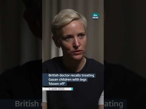 British doctor recalls treating Gazan children with legs ‘blown off’ | ITV News