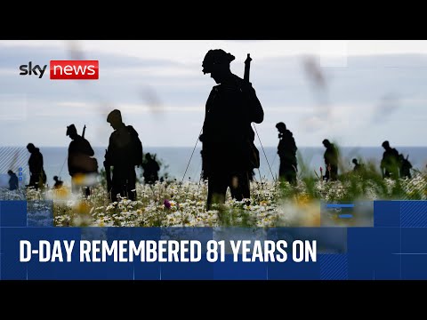 Veterans mark 81 years since D-Day landings in Normandy