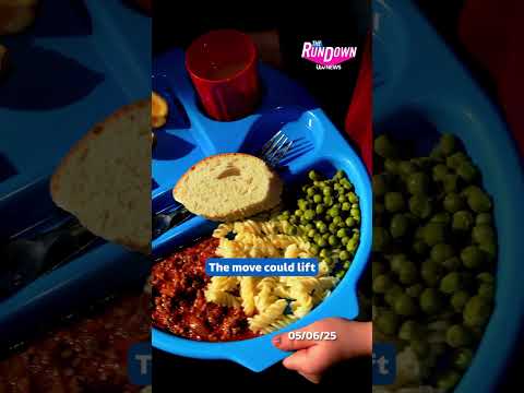Free school dinners for more students 🍽️ #news #itvnews #schoollunch