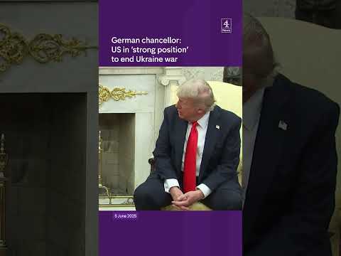 German chancellor: US in ‘strong position’ to end Ukraine war
