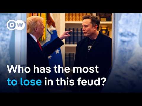 Who has the most to lose as the worlds richest man and the US president fall out? | DW News