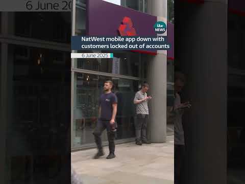 NatWest has apologised after service issues left people unable to log in to the mobile app #itvnews