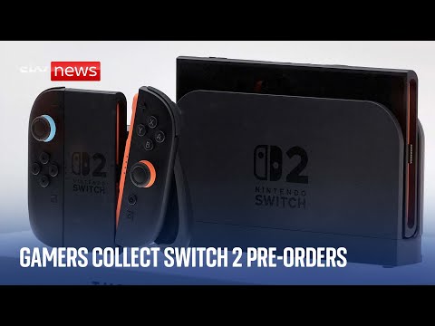 Eager gamers collect Nintendo Switch 2 as the anticipated console is released #nintendoswitch2