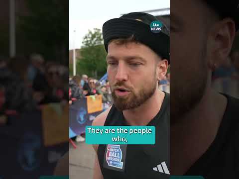 ‘I’m so grateful’: Sam Thompson thanks supporters after 250-mile challenge #itvnews | ITV News