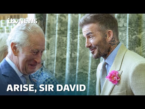 David Beckham to be awarded a knighthood in King’s Birthday Honours | ITV News