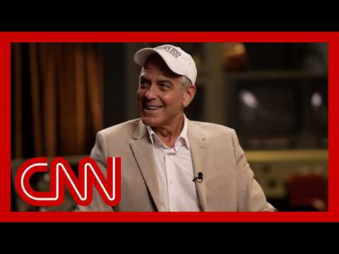 Hear how George Clooney responded to protesters during his live performance