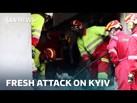 Ukrainian authorities say country was targeted with hundreds of drones in latest assault | ITV News