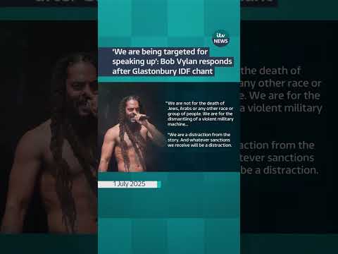 ‘We are being targeted for speaking up’: Bob Vylan responds after IDF chant controversy | ITV News
