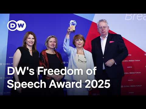 Georgian journalist Tamar Kintsurashvili wins Freedom of Speech Award | DW News