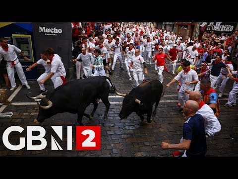 WATCH: Bull run takes place for a second day at Pamplona’s San Fermin festival