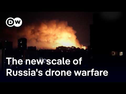 Why is there such a significant rise in Russian drone attacks on Ukraine? | DW News