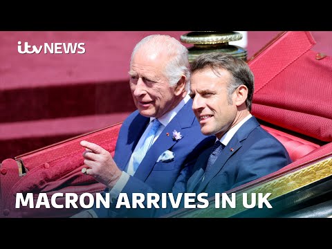 King meets President Macron after warning of ‘complex threats’ to UK and France | ITV News