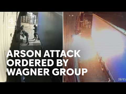Three men found guilty of arson attack ordered by Wagner group