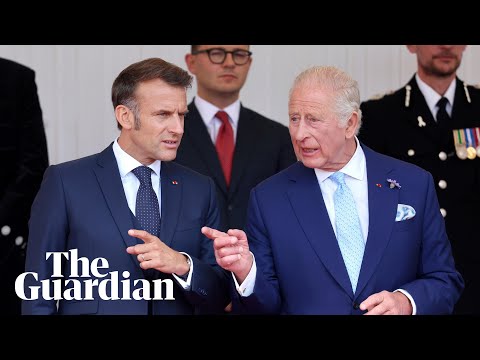 Emmanuel Macron begins UK state visit – watch live
