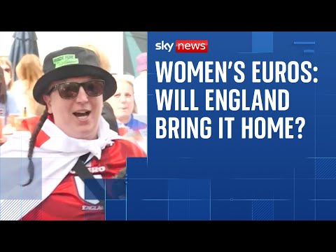 Fans gear up for England’s match against the Netherlands