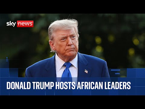 Donald Trump hosts lunch for African leaders