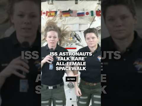 ISS astronauts discuss recent all-female spacewalk