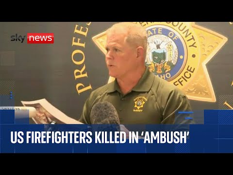 US police update after two two firefighters killed by sniper in ‘total ambush’