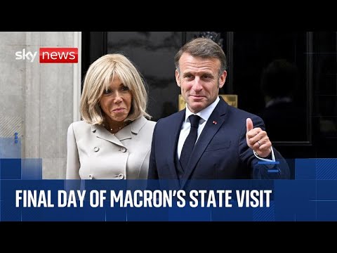 Keir Starmer welcomes Emmanuel Macron to Downing Street on final day of state visit
