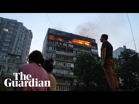 Russia bombards Kyiv in huge wave of strikes