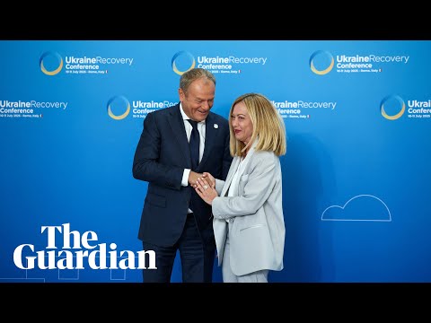 Italy’s Meloni hosts Ukraine recovery conference – watch live