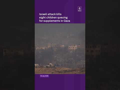 Israeli attack kills 8 children queuing for supplements in Gaza
