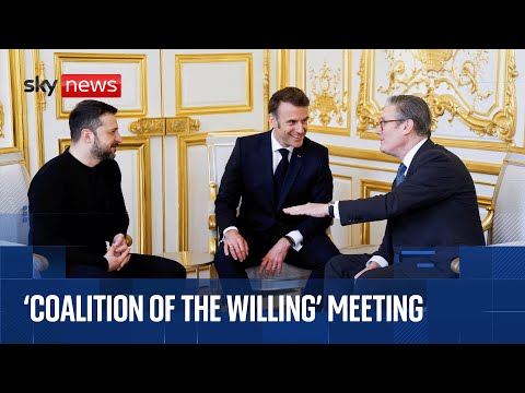 ‘Coalition of the willing’ meet for Ukraine talks