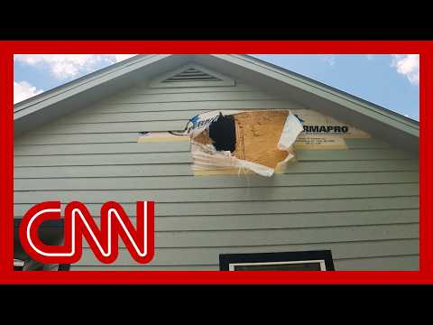 Texas family makes an escape hatch to survive flooding in their home