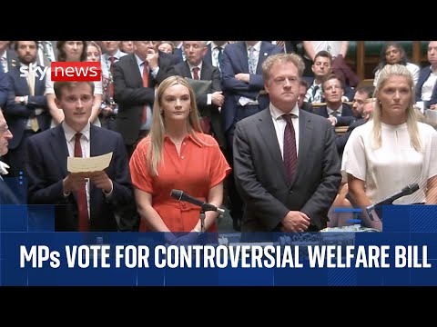MPs vote for government’s controversial Welfare Bill | Watch House of Commons debate and vote