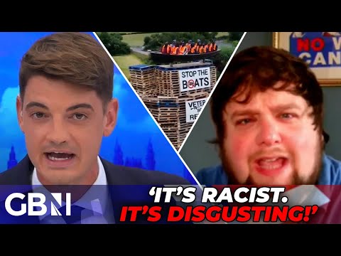 ‘IT’S RACIST!’ – bitter row BREAKS OUT over migrant bonfire effigy in Northern Ireland