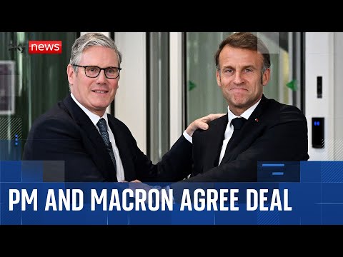 Starmer and Macron agree ‘one in, one out’ small boat migrant deal
