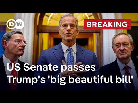 US Senate approves Trump’s spending bill in narrow vote | DW News