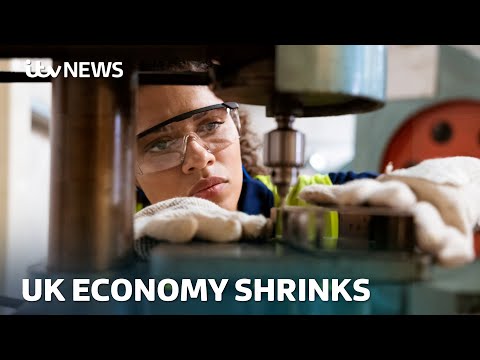 UK economy shrinks for second month in a row | ITV News